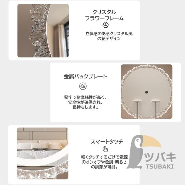 女優ミラー ledライト付き 卓上ミラー 360°回転 無段階調光 卓上鏡 ledミラー メイク鏡 化粧鏡 充電可能 コンセント接続可能 母の日 引っ越し祝い プレゼント
