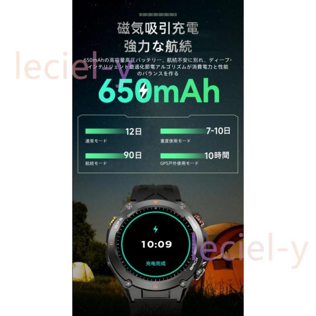 2025最新「心拍数 血中酸素測定」スマートウォッチ 通話機能付き 心電図 GPS コンパス カロリー 多運動モード 睡眠管理 日本製センサー プレゼント_16