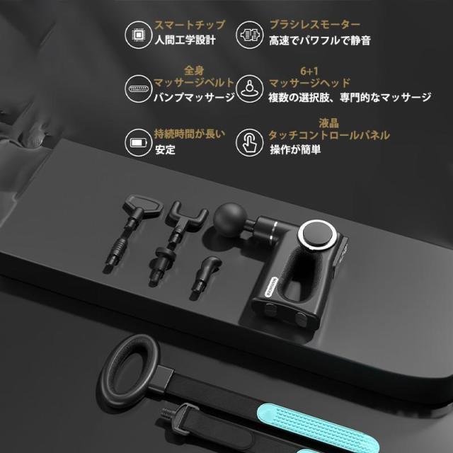 ハンディマッサージャー 液晶付き 肩こり マッサージ器 全身 電動 バイブ アーム 首 肩 腰 背中 20段階調節 父の日 敬老の日 プレゼント_1