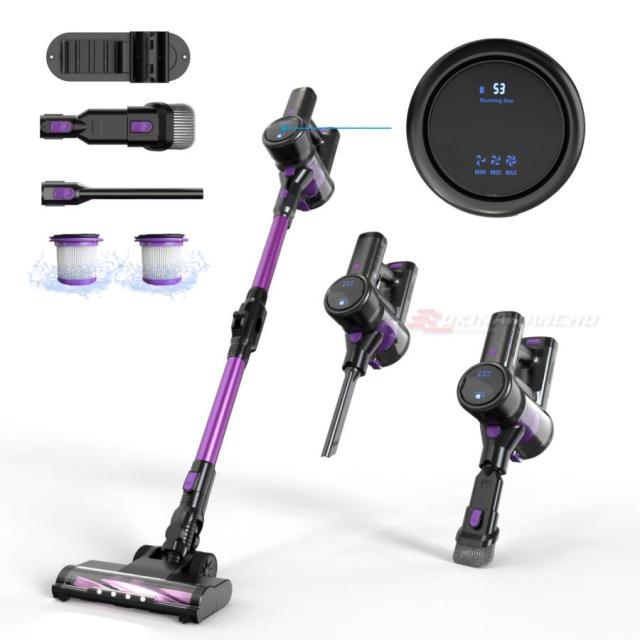 掃除機 コードレス 強力 充電式 サイクロン 22000pa 軽量 静音