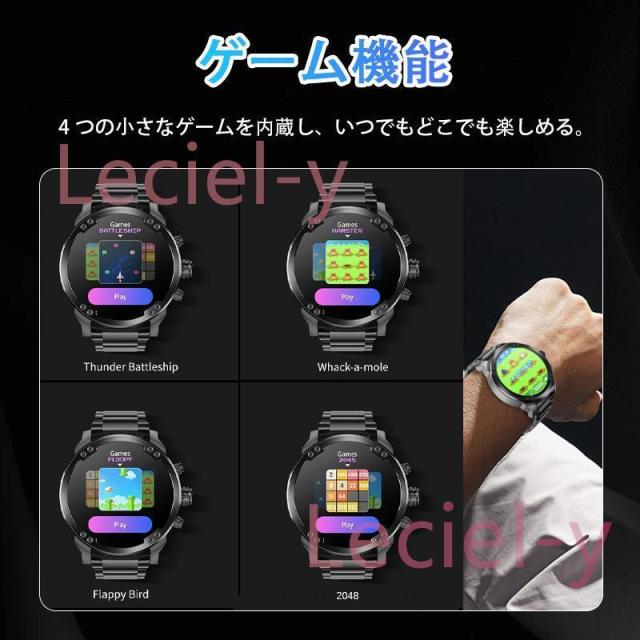 スマートウォッチ 日本製センサー 通話機能 心拍数 血中酸素 血圧 歩数計 900mAh長持ちバッテリー 睡眠管理 Line着信通知 健康管理 プレゼント 父の日_14