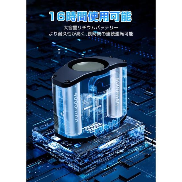 2026 最新　ベルトファン 腰掛け扇風機 扇風機 ウエストファン 腰掛けファン 腰かけ 腰掛け 強力 ファン ハンズフリー 携帯扇風機 充電式 USB 空調ファン ミニ 　_4