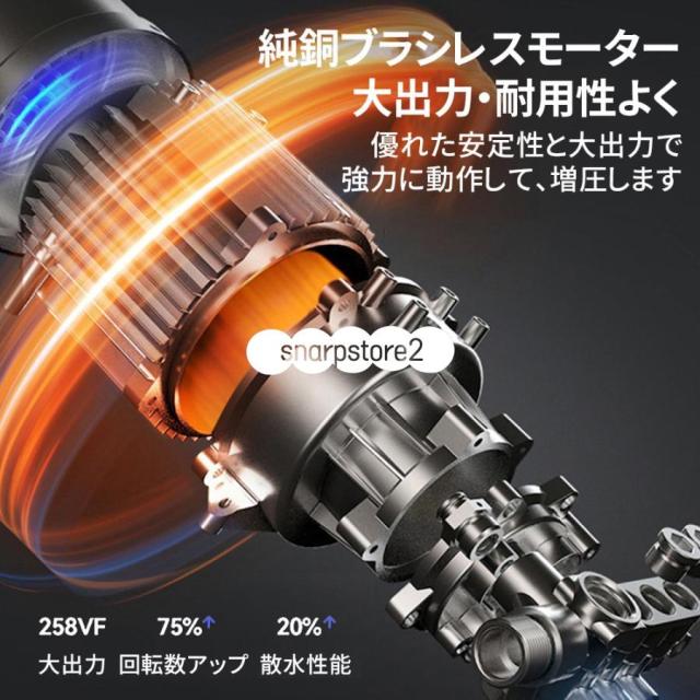 【R1431-33-84】高圧洗浄機 コードレス 充電式  噴射距離10M 高圧洗浄機 コードレス 充電式 12MPa 600W 強力な噴射 8-10M