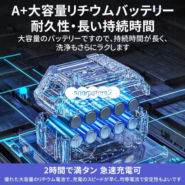 【R1431-33-84】高圧洗浄機 コードレス 充電式  噴射距離10M Amazon.co.jp: 高圧洗浄機 コードレス 充電式【工場直販 2025新