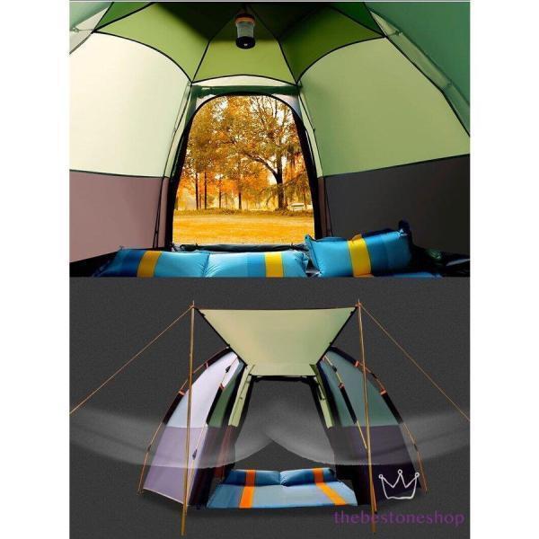 ワンタッチテント アウトドア 投げるだけで簡単設置 広い 丈夫