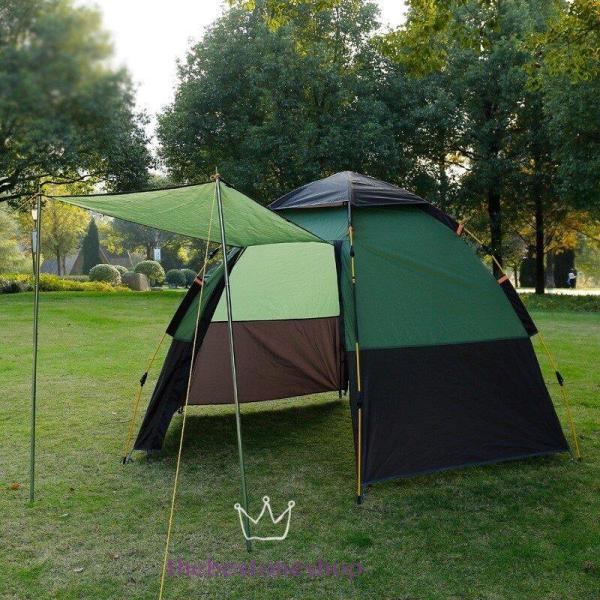 ワンタッチテント アウトドア 投げるだけで簡単設置 広い 丈夫