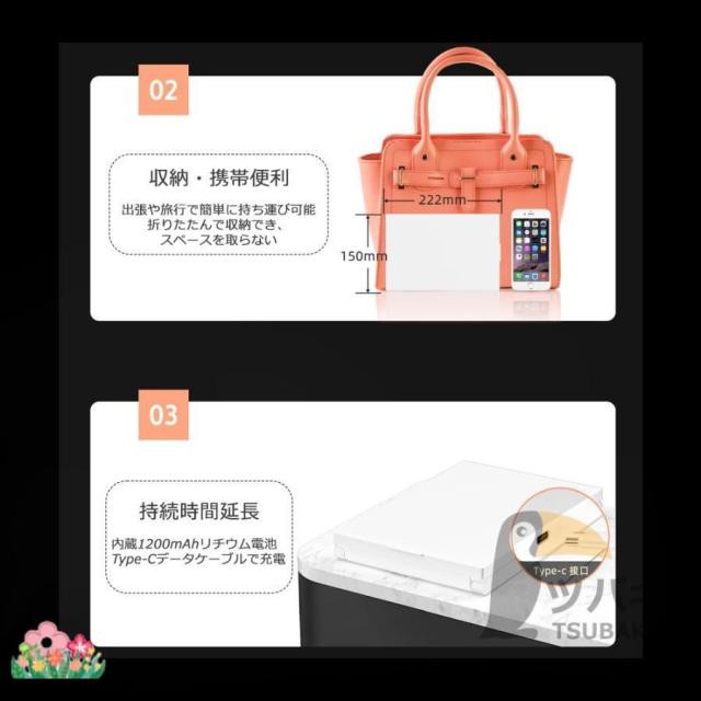 女優ミラー ledライト付き 卓上ミラー 10倍拡大鏡 8インチ USB充電式 高さ調整 多角度調整 無段階調光 おしゃれ 卓上鏡 ライト付き メイク鏡 化粧鏡 プレゼント
