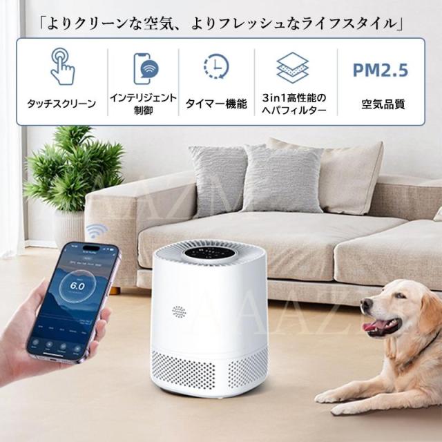 空気清浄機 花粉対策 コンパクト H13 花粉 ペット ホコリ 黄砂 ニオイ