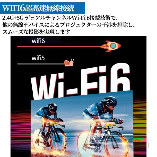 プロジェクター 天井投影 本体 小型 家庭用 4K対応 高輝度 自動補正 Android TV11.0 5G WiFi6 Bluetooth5.2 スピーカー_13