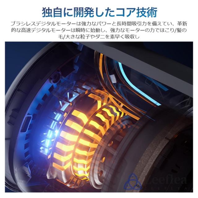掃除機 コードレス 超強力吸引 50000pa 3WAY ハンディクリーナー 軽量 LEDライト付 スティック掃除機 壁掛けブラケット HEPA多重濾過 母の日 父の日 省エネ_6