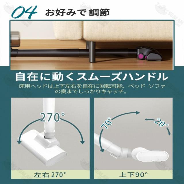 掃除機 コードレス 軽量 ダニ駆除 多機能 1.3kg 安い コードレス掃除機 最高性能 自立 自走式 サイクロン式 クリーナー 強力吸引 充電式 静音 省エネ 一人暮