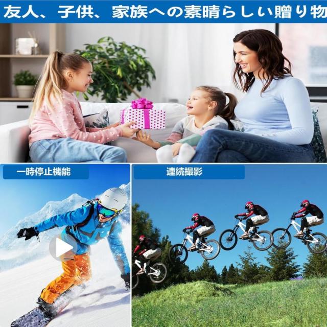デジタルカメラ デジカメ 4K 4800万画素 高画質 3.0インチ大画面 16倍ズーム 手振れ補正 安い ミニカメラ 軽量 学生 修学 旅行 32Gカード付属 2026 プレゼント_6