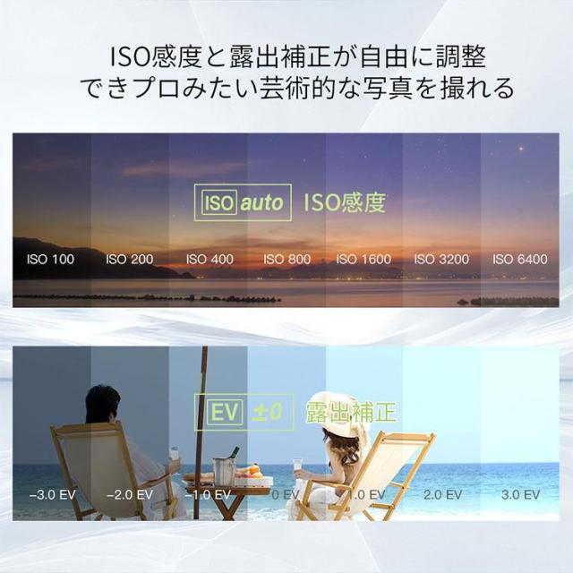 デジタルカメラ 5K WiFi機能 デジカメ 18倍ズーム 6400万画素 高画質 ビデオカメラ オートフォーカス ウェブカメラ_14