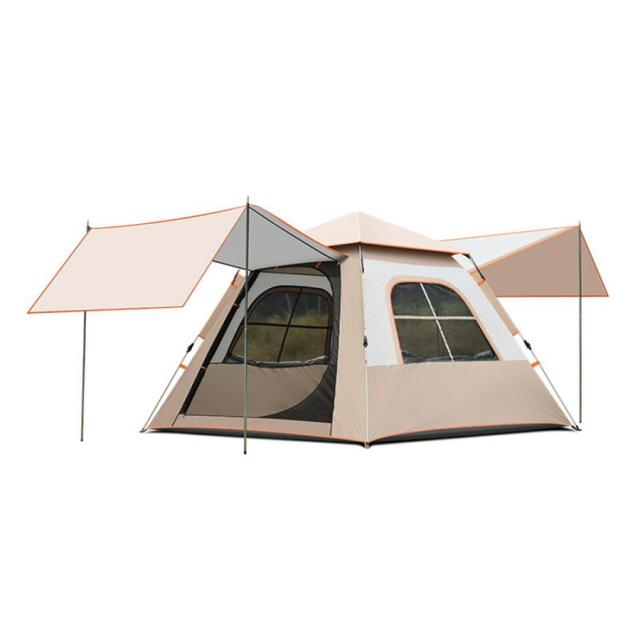 ワンタッチテント ドーム型テント 天幕テント キャンピングテント ビーチテント 大型 キャンプ用品 耐水圧 組立簡単 防水 UVカット 紫外線防止 撥水 持ち運び_15