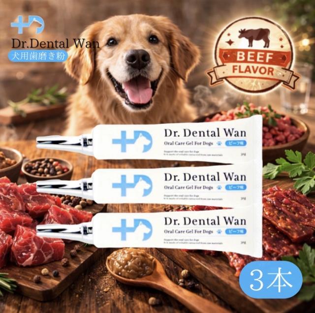 ドクターデンタルワン ビーフ味 犬用 3本 30g Dr DentalWan 12,810円
