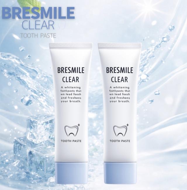 ブレスマイル BRESMILE ブレスマイルクリア 2箱 60g 歯磨き粉