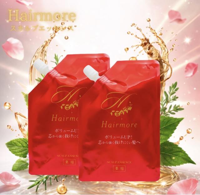 ヘアモア 育毛剤 2袋 詰め替え 120ml Hairmore