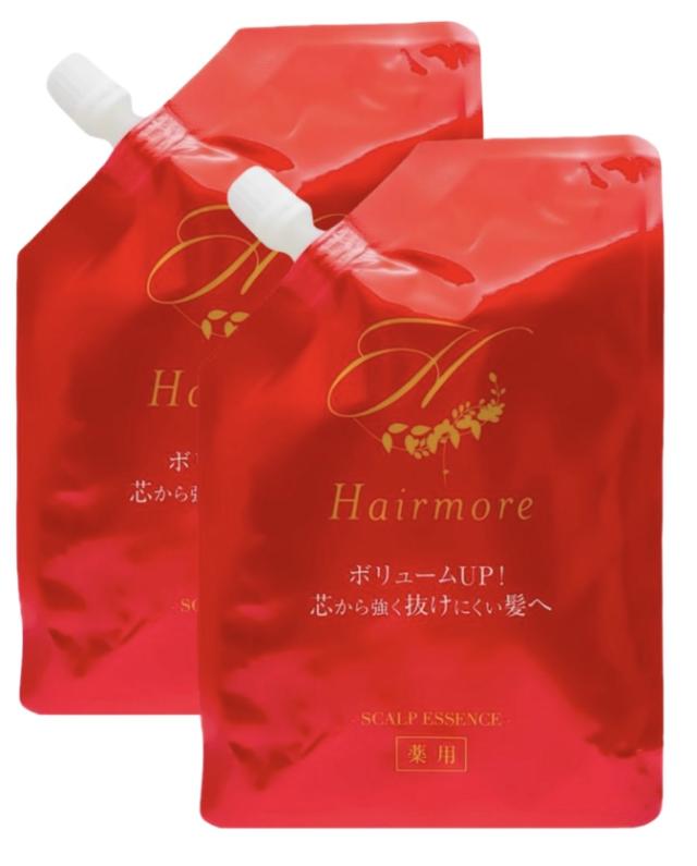 ヘアモア スカルプケアエッセンス 本体と詰め替え2袋 【公式通販】
