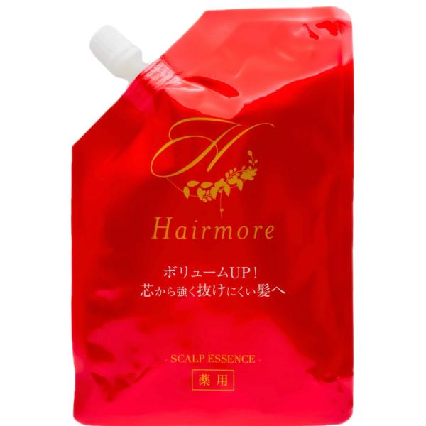 Hairmore スカルプエッセンス　本体　詰め替え Hairmore スカルプエッセンス 本体１本と詰め替え2個 薬用ヘアモア