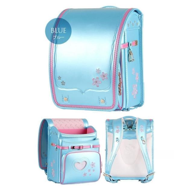 新発売 ランドセル 女の子 A4ファイル かわいい 入学 自動ロック ワンタッチ 軽量 防水 可愛いサクラ刺繍 小学生 通学 耐久性 おしゃれ 高品質 ハート_5