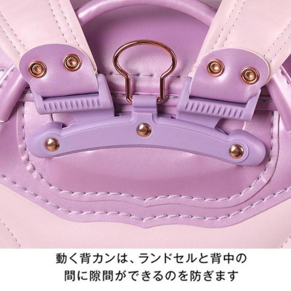 ランドセル キッズ スクールバッグ 新入荷ランドセル 女の子 A4 大容量 防水 通学 収納力抜群 撥水加工 シンプル 通気性 小学生 七五三 26*18*35cm_5
