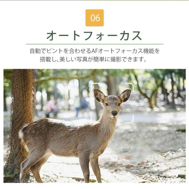 デジタルカメラ 6400万画素 4K 超高画質 16倍デジタルズーム 前後カメラ 16倍ズーム 手ブレ補正 写真 撮影 録画 初心者 学生 レトロ プレゼント_8