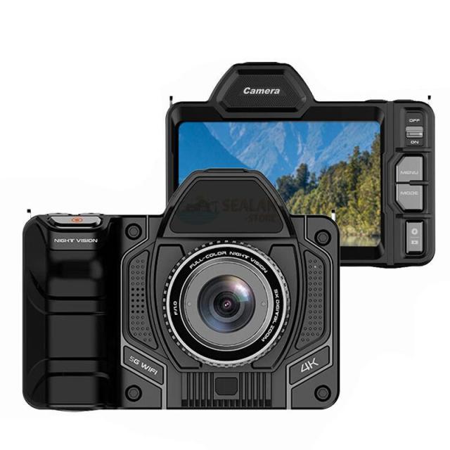 ビデオカメラ4K 10X 光学ズーム 120X インテリジェントズーム Amazon | ビデオカメラ 4K録画 8000万画素 YouTubeカメラ 3.0