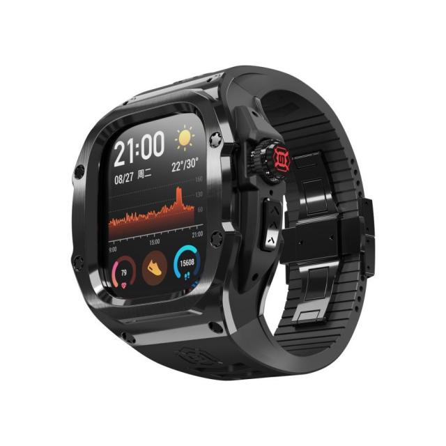 コンパチブル Apple Watch Ultra/Ultra 2対応 49mm専用バンド アップルウォッチ Ultra/Ultra 2交換バンド タリー保護 エッジ保護 耐衝撃 傷防止 メンズ 2024_1
