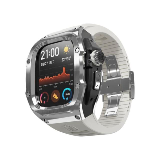 コンパチブル Apple Watch Ultra/Ultra 2対応 49mm専用バンド アップルウォッチ Ultra/Ultra 2交換バンド タリー保護 エッジ保護 耐衝撃 傷防止 メンズ 2024_3
