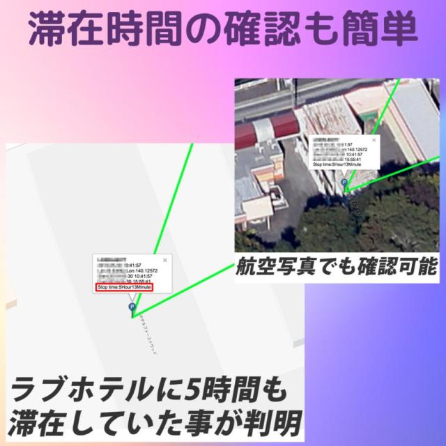 GPS 発信機 リアルタイム 追跡 小型 浮気調査 動態管理 車両取付