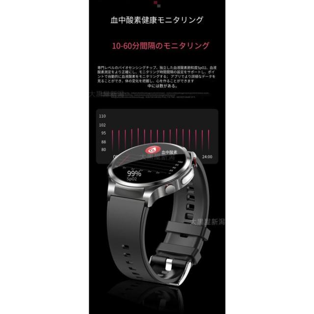 非侵襲測定」スマートウォッチ 日本製センサー 医療レベル心電図