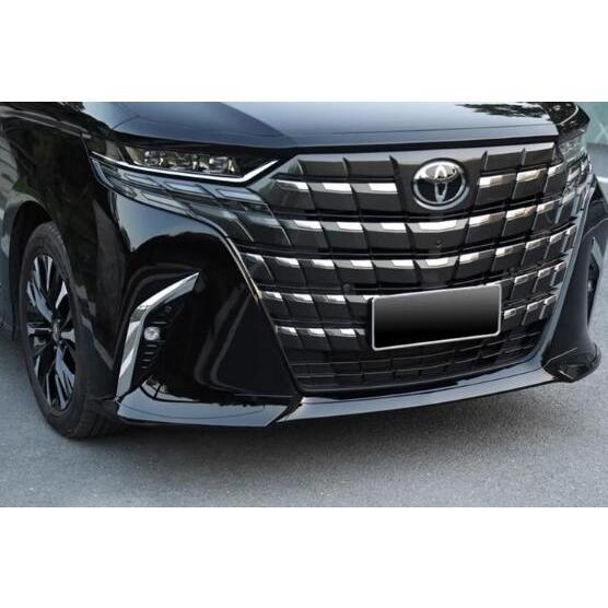 新型アルファード40系 フロント バンパーガーニッシュ ALPHARD 40系 アクセサリー カスタムパーツ フロント バンパーリップトリム 傷防止_4