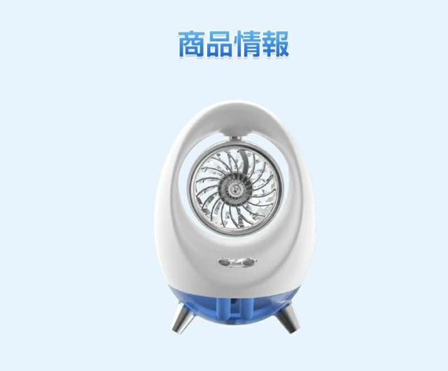 2色LEDライト 4段階風量 TYPE-C給電 USB給電式 加湿ミストファン空気清浄 卓上冷風機 ミスト ミスト扇風機 冷風扇 小型_10