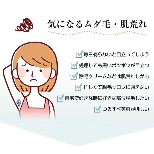 脱毛器 IPL光脱毛器 家庭用 光美容器 美肌機能 交換用カートリッジ付き 5段階調節 手動/自動照射 男女兼用 3つのケアモード 合計60万回照射 液晶表示 保護メガネ付き 肌に優しい_2