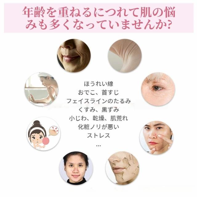 美顔器 高周波 多機能美顔器 RFラジオ波 浸透 毛穴ケア EMS 微電流 LED