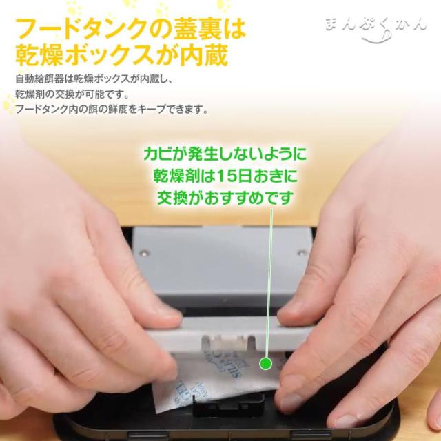 自動給餌器 猫 犬 ロック蓋が閉まる 洗える フード ディスペンサー スマホ連動 オート 取り外し可能 旅行 新生活 一人暮らし うさぎ 自動餌やり機 ペット給餌機 タイマー 定時定量 清潔便利 大容量 多頭飼い エサ 密閉_3