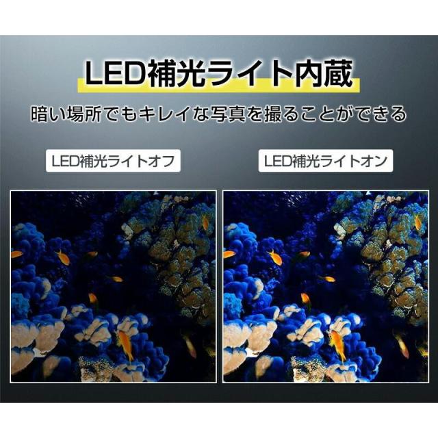 デジタルカメラ 防水カメラ 4K 高画質 3.5M防水 4800万画素 16倍ズーム 大画面 前後ダブルカメラ デジカメ 水中カメラ 子供用カメラ 手ブレ補正 自撮り 防水_11
