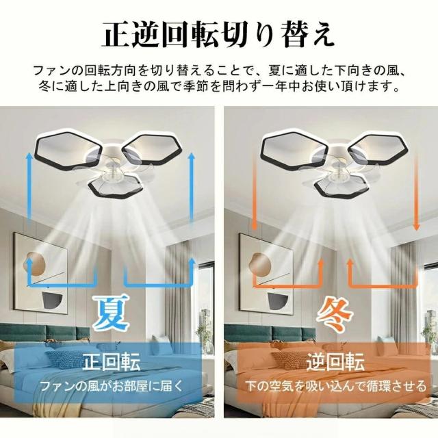 シーリングファン ファン付き照明 シーリングファンライト LED 12畳 サーキュレーター シーリングライト リモコン付き 8畳 10畳 風量調節 常夜灯 DCモーター 空気循環 照明器具 省エネ 寝室 部屋 洋室 和室 リモコン おしゃれ 2025