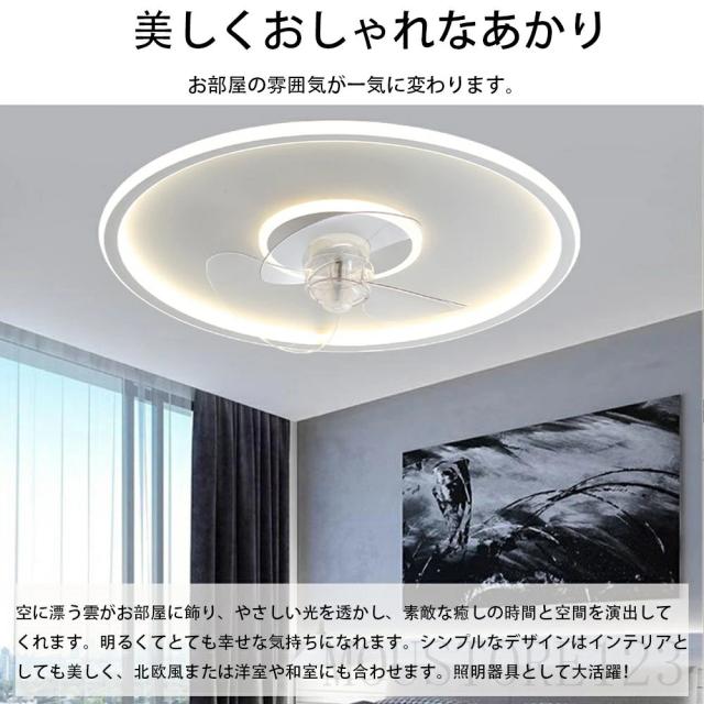 シーリングファンライト おしゃれ 調光調色 led 薄型 北欧 リモコン操作 シーリングライトリビング dcモーター 小型 空気循環 軽量 10畳 12畳 APP対応 風量調節 ファン固定 扇風機 寝室 照明 和室 照明 居間 電気 照明器具 静音 常夜灯 天井直付灯 間接照明 取付簡単 省エネ