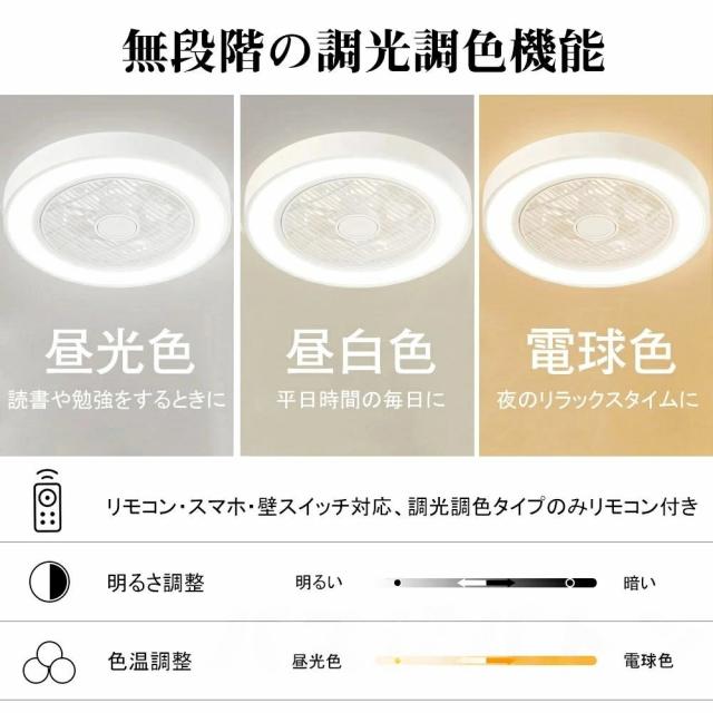 シーリングファンライト led シーリングライト おしゃれ シーリングファン 6畳 調光調色 8畳 節電 省エネ 薄型 北欧 サーキュレーター 扇風機 12畳 リモコン操作 ファン付き 扇風機付き リモコン付き リビング ベッドルーム ダイニング