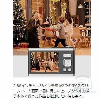 デジタルカメラ 4K コンパクトデジタルカメラ 6000w画素 小型 軽量 高画質 防水 HD録画 16倍ズーム 伸縮レンズ 動画 撮影 オートフォーカス 安い 初心者 ギフト_13