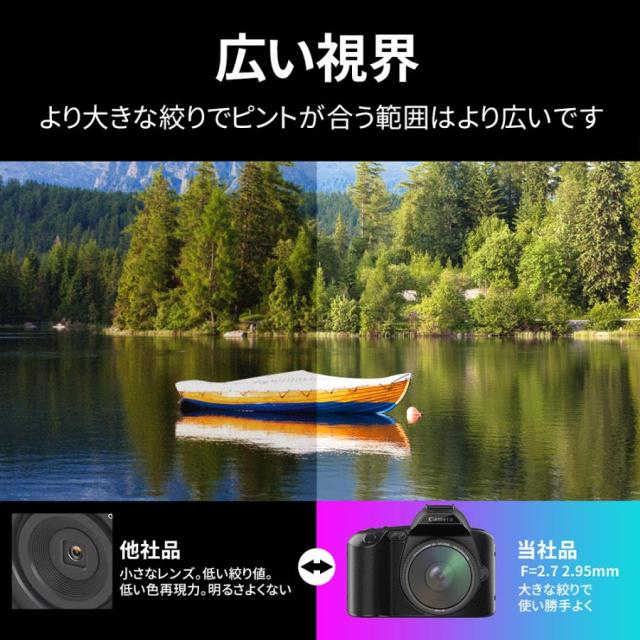 2025 デジタルカメラ デジカメ 4K 6400万画素 高画質 WiFi対応 16倍ズーム 初心者 ビデオカメラ オートフォーカス 手振れ補正 自撮り スマホ転送_6