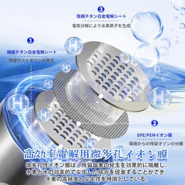 水素水生成器 高濃度 高濃度 ポータブル 水筒 420ml 水素水生成器 高濃度電解水素リッチ 1000+ppb ペットボトル Type-C充電式 簡単使用 抗酸化 持ち運び_5