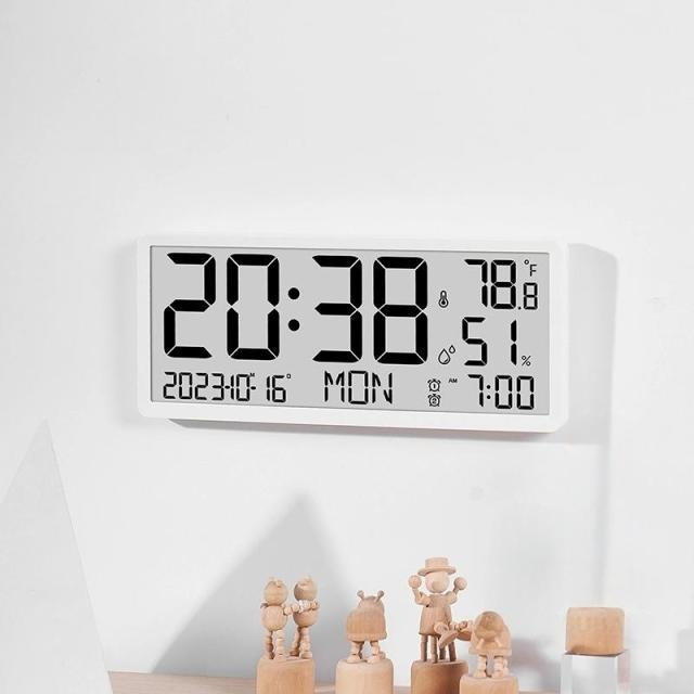 デジタル 時計 壁掛け 大型 LCD 置き時計 デジタル 壁掛け時計