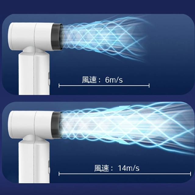 手持ち扇風機 超高速扇風機 ポータブルファン 多機能 3種類のノズル付き 扇風機 ハンディファン 小型扇風機 超軽量 290g 強力モーター内蔵 長時間航続 無段階風速調整可能 自然風モード usb 扇風機 持ち運び簡単 卓上扇風機 熱中症対策 ギフ_7