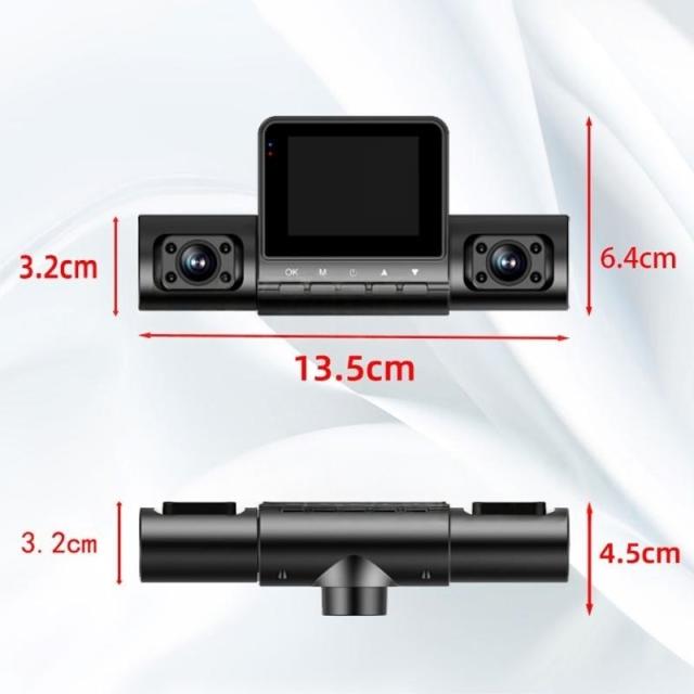 ドライブレコーダー 360度 前後 4カメラ 吸盤式 wifi スマホ連動 HD1080P 高画質 車内 車載 ドラレコ 動体検知 防犯 監視 カー用品_8