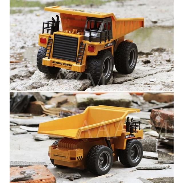 ラジコン ダンプカー 6チャンネル 大型ダンプカー 働く車 エンジニア車両 合金 男の子 働く車 プレゼント 建設機 大人 おもちゃ 誕生日 2025 こどもの日 ギフト_6