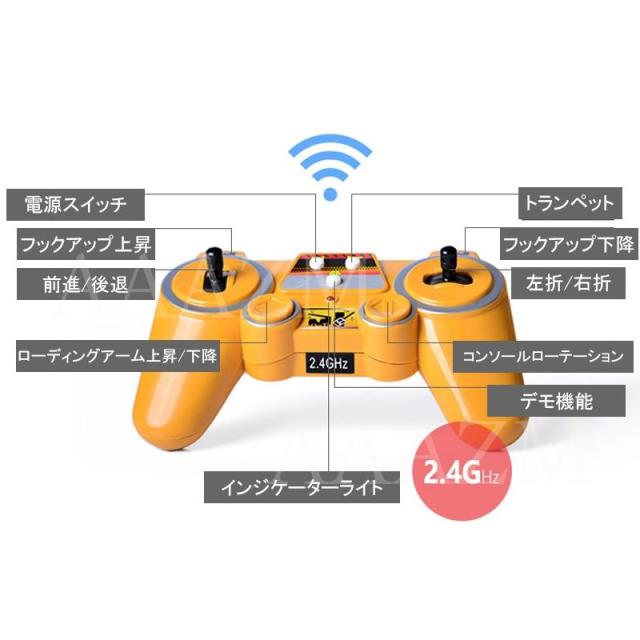 1/20 ラジコン クレーン リモコンクレーン おもちゃ 働く車 エンジニア車両 建設機 男の子 工事車両 知育玩具 ギフトおすすめ 2025 こどもの日 子供 ギフト_11