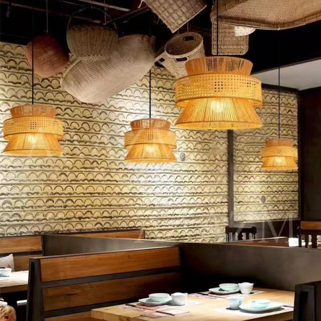 ペンダントライト おしゃれ 木製 透かし LED電球 レトロ 北欧 天井照明器具 お洒落 リビング ダイニング インテリア キッチン ベッドルーム シンプル 吊下げ灯_11