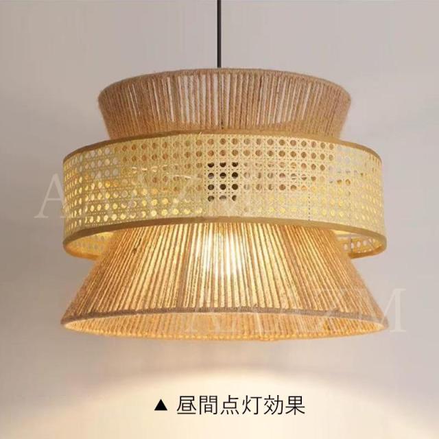ペンダントライト おしゃれ 木製 透かし LED電球 レトロ 北欧 天井照明器具 お洒落 リビング ダイニング インテリア キッチン ベッドルーム シンプル 吊下げ灯_5